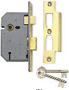 Union 2277 3 Lever Mortice Sash Lock - 2.5'