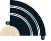 Scalextric - Advanced Track System - Radius 1 hairpin Curve