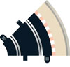 Scalextric - Advanced Track System - Radius 1 Curve