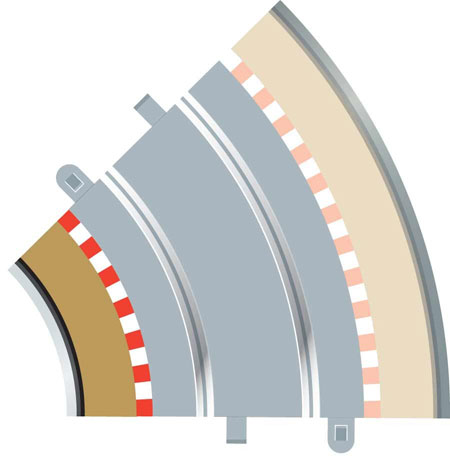 Scalextric - Advanced Track System - Radius 2 Curve Inner