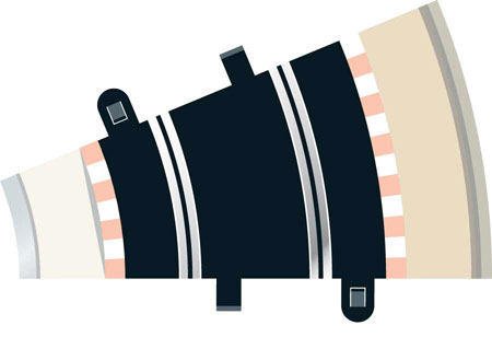 Scalextric - Advanced Track System - Radius 2 Curve