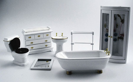 Bathroom Set - White