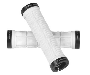 Outland Enduro 12 LTD lock on grip white/black