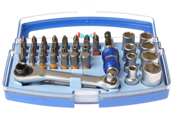 Faithfull Screwdriver Bit & Socket Set - 42 Piece