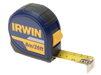 Irwin Standard Pocket Tape 8m/26ft bulk