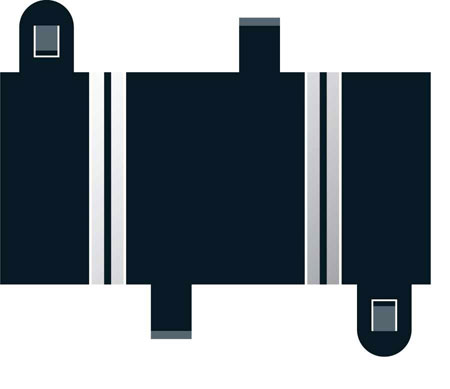 Scalextrics - Advanced Track System - 78mm Straights
