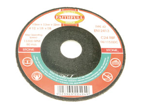 Grinding Disc for Stone Depressed Centre 180 x 6.5 x 22mm