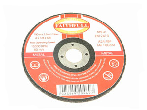Cut Off Disc for Metal 100 x 3.2 x 16mm
