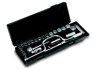 Socket Set 26 Piece Metric 1/2 Square 1-87-063