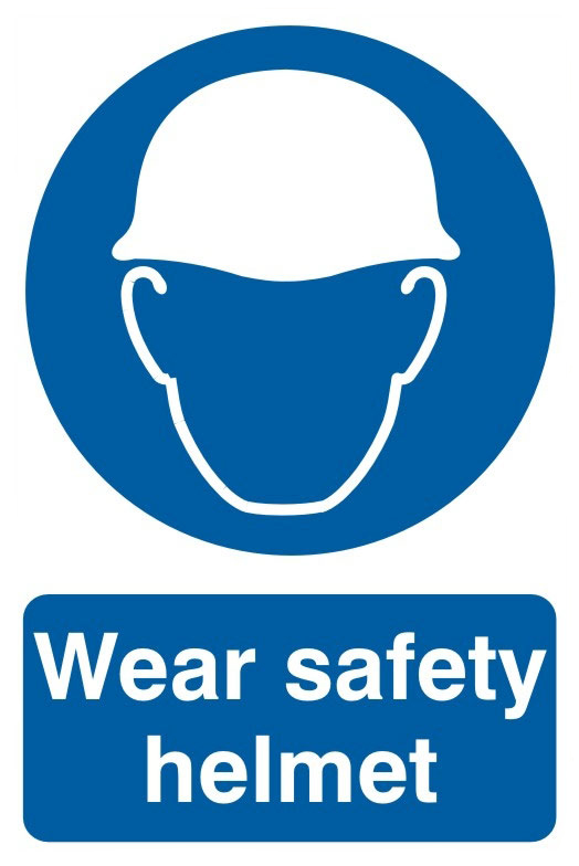Richardsons Safety Helmet Sign