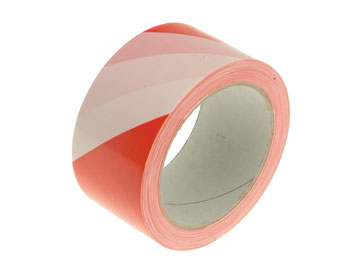 Self Adhesive Warning Tape Red & White